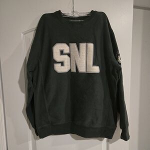 SNL Saturday Night‎ Live Green Crewneck Sweatshirt Size Medium